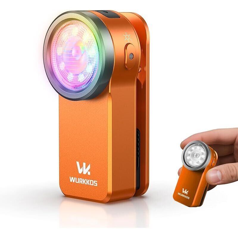 Wurkkos HD03 EDC Flashlight: Versatile Clip-on Rechargeable Light with 680lm