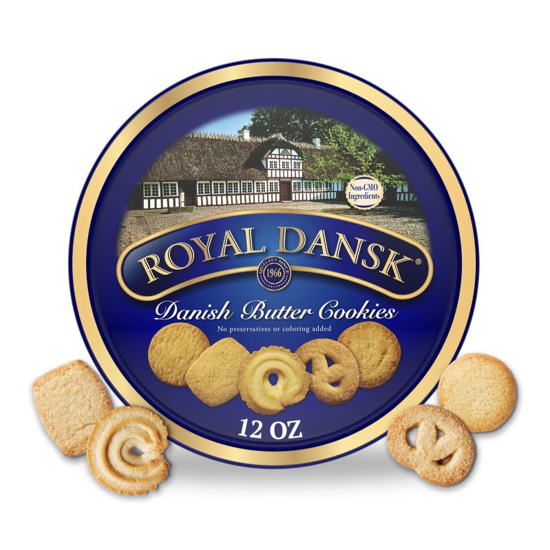 Royal Dansk Danish Butter Cookies - Premium Quality Gift Tin