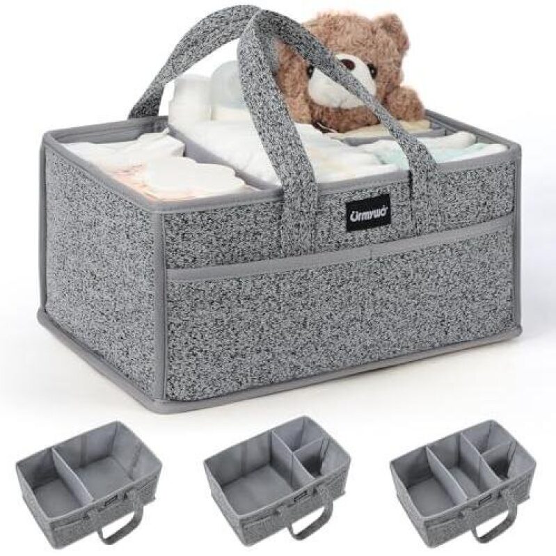 URMYWO Diaper Caddy Organizer - Portable Baby Diaper Caddy with Handle 50% OFF