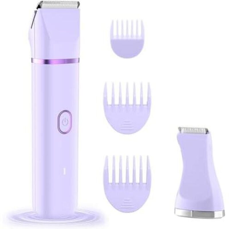2-in-1 Waterproof Ceramic Bikini Hair Trimmer - 50% Off