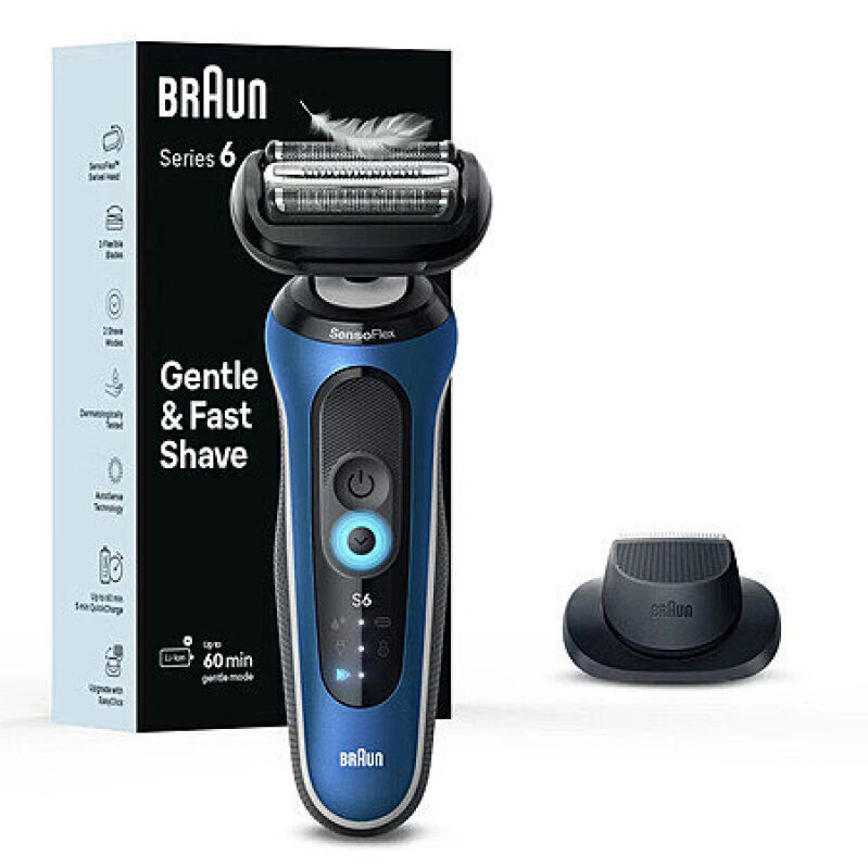 Affordable Braun Series 6-6120 Rechargeable Wet & Dry Shaver