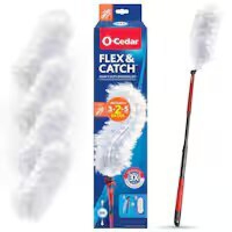O-Cedar Flex and Catch Heavy Duty Dusting Kit - Versatile Cleaning Solution