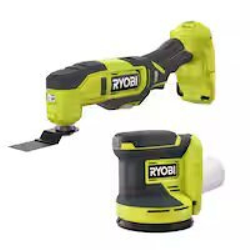 RYOBI One+ 18V 2-Tool Combo Kit with Multi-Tool & Random Orbit Sander