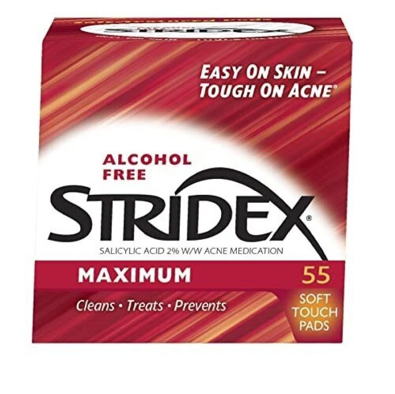 Stridex Maximum Strength Acne Treatment Pads - Affordable and Effective