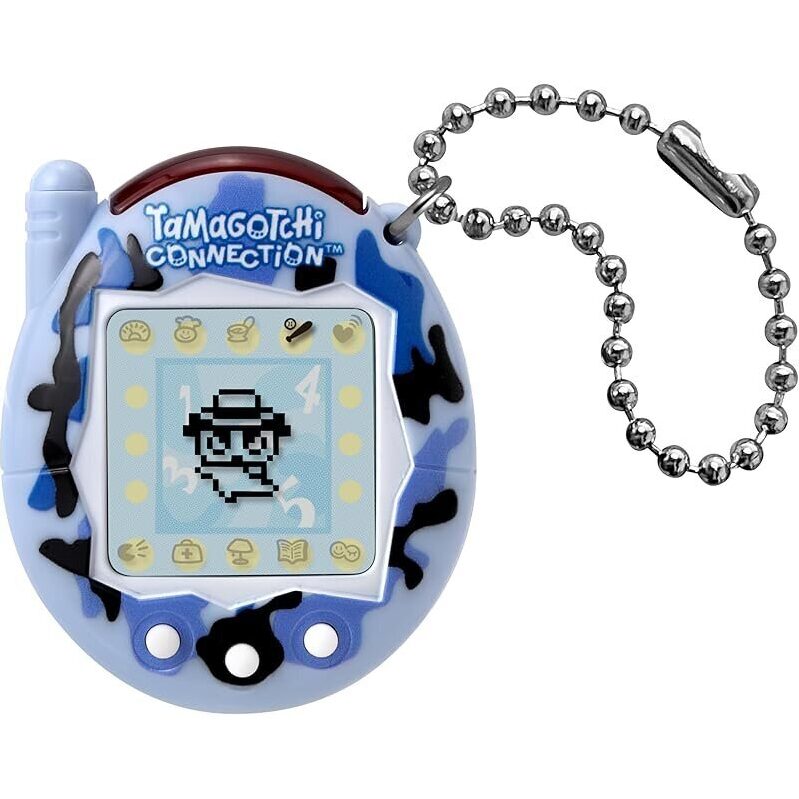 Tamagotchi Connection Wild Blue: Classic Virtual Pet with Unique Camouflage Design