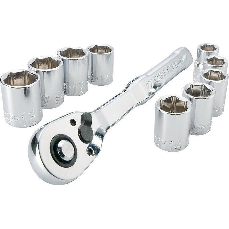 Reliable Mechanics Tool Set - Essential Craftsman 10pc Metric 3/8 Inch Drive