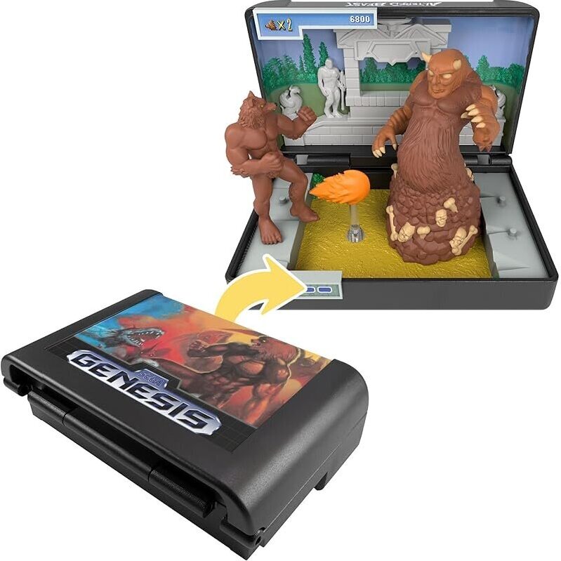 Nostalgic Altered Beast Retro Diorama Mini Werewolf & Aggar