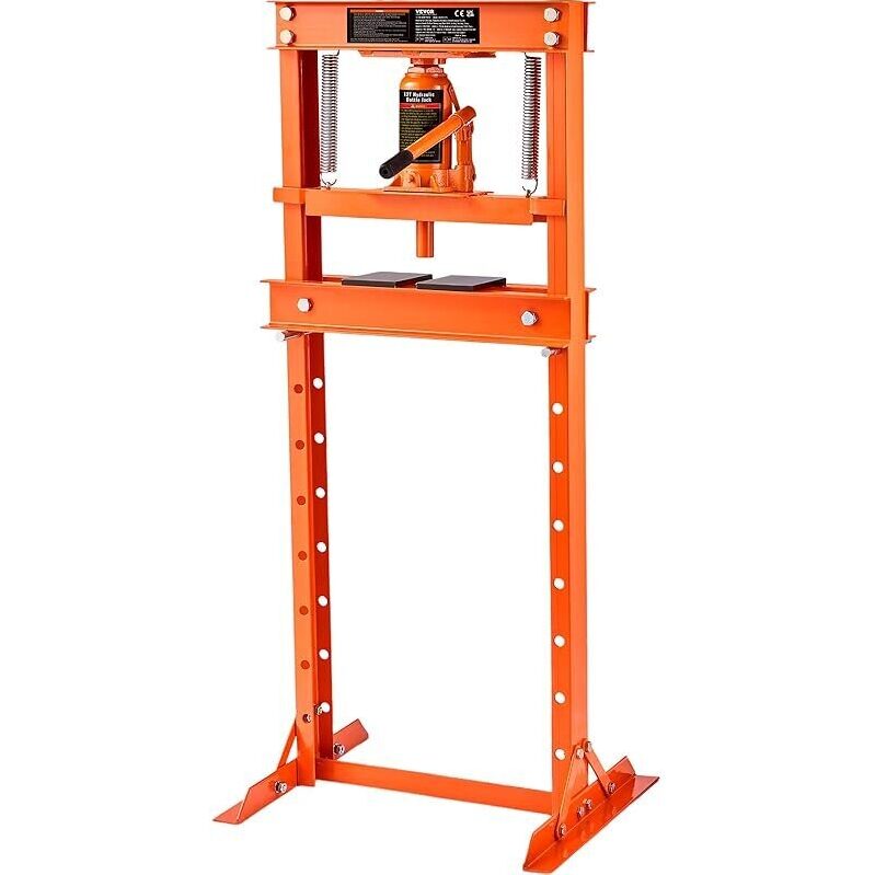 VEVOR Hydraulic Shop Press: 12 Ton/26000lbs Heavy-Duty Hydraulic Press for Garage