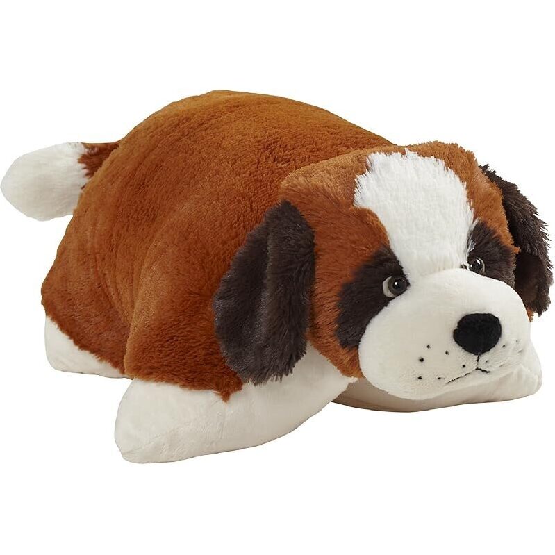 Pillow Pets Originals St. Bernard 18-in Stuffed Animal Plush Toy