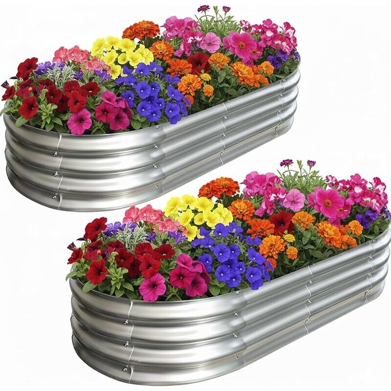Eclaron Raised Garden Bed Kit 2-Pack - Durable & Easy to Assemble