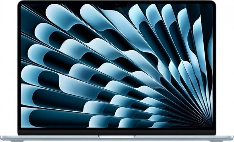 Apple MacBook Air 15-inch Laptop with M5 Chip - Sky Blue