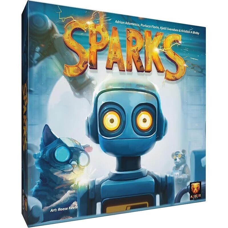 Sparks Board Game: Build Robots and Draft Strategy