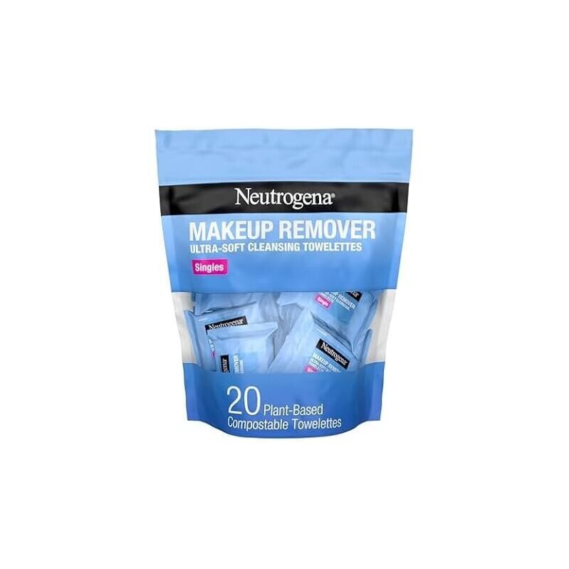 Neutrogena Makeup Remover Wipes 20ct: Ultra-Soft Cleansing Towelettes
