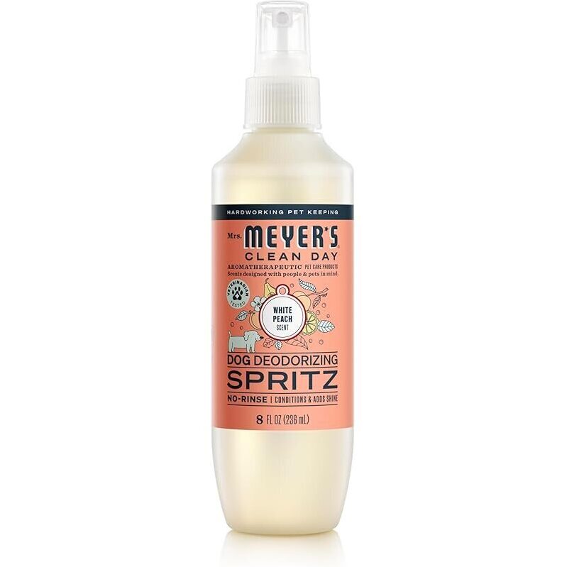 Mrs. Meyer's Clean Day Dog Deodorizing Spray - White Peach Scent