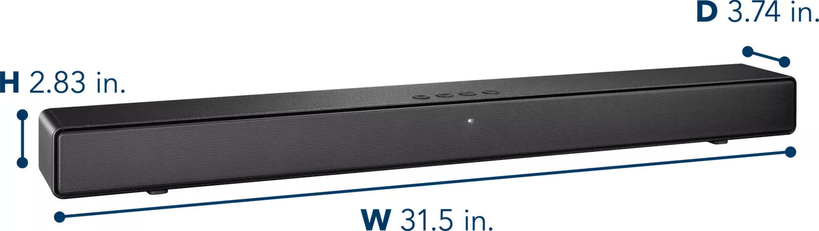 Insignia 2.0-Channel Soundbar NS-SB20 - Enhanced Home Theater Sound