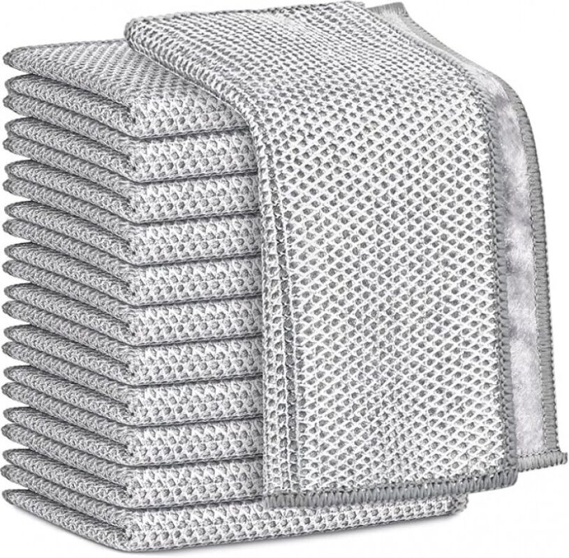 AIDEA Non Scratch Wire Dishcloth 12PK: Essential Kitchen Cleaning