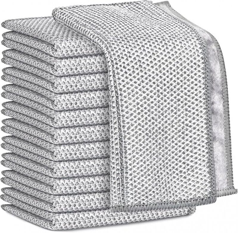 AIDEA Non Scratch Wire Dishcloth 12PK: Essential Kitchen Cleaning