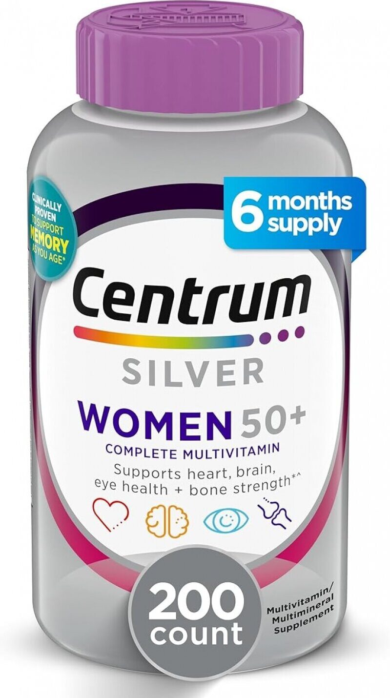 Centrum Silver Women's Multivitamin for Women 50 Plus - 200 Count