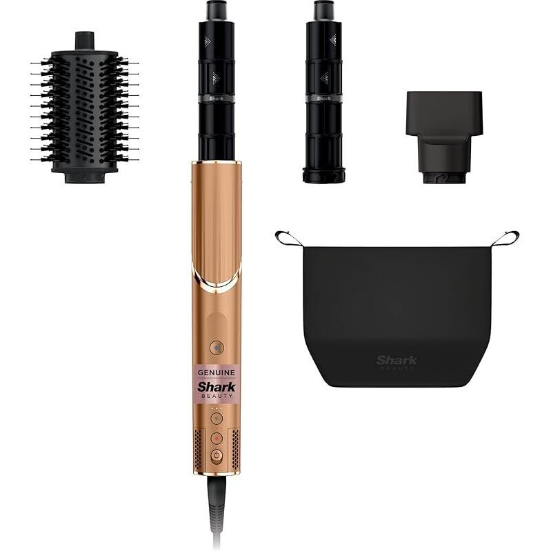 Shark FlexStyle Air Styling & Drying System: Portable Hair Dryer, Hot Air Brush, Curling Tool