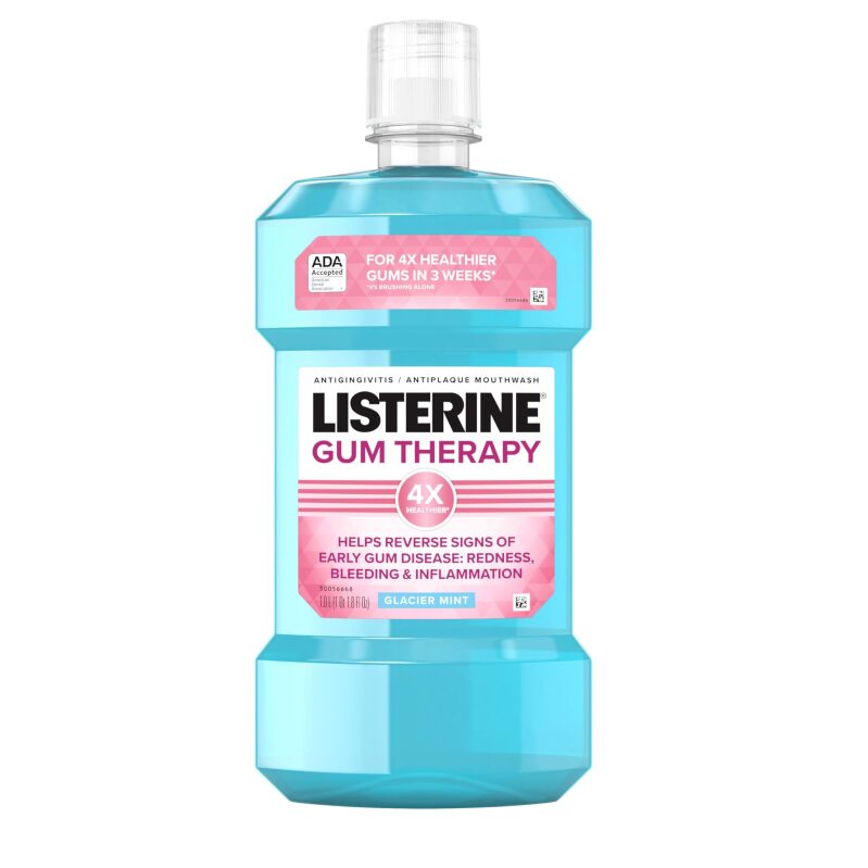 Listerine Gum Therapy Antiplaque & Anti-Gingivitis Mouthwash 1L - Fresh Breath & Healthy Gums