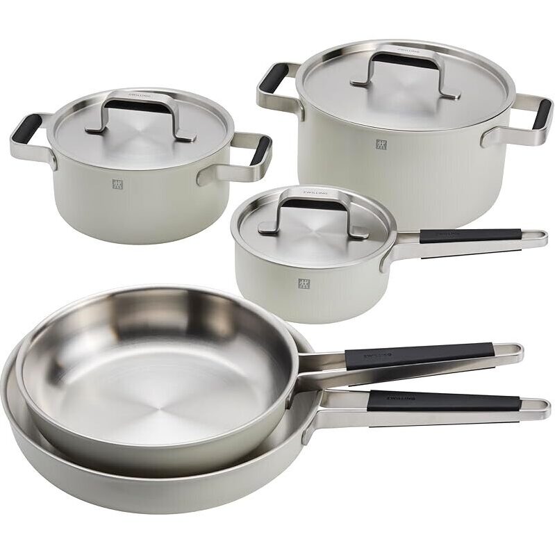 ZWILLING Pure 8-pc Stainless Steel Cookware Set - Unmatched Quality