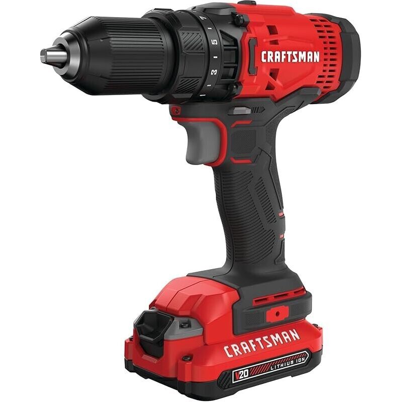 Powerful Craftsman V20 20-volt Cordless Drill - Versatile and Efficient