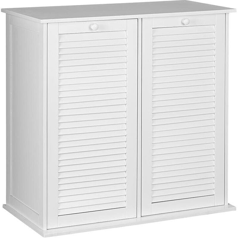 Household Essentials Tilt-Out Laundry Sorter Cabinet w/Shutter Front