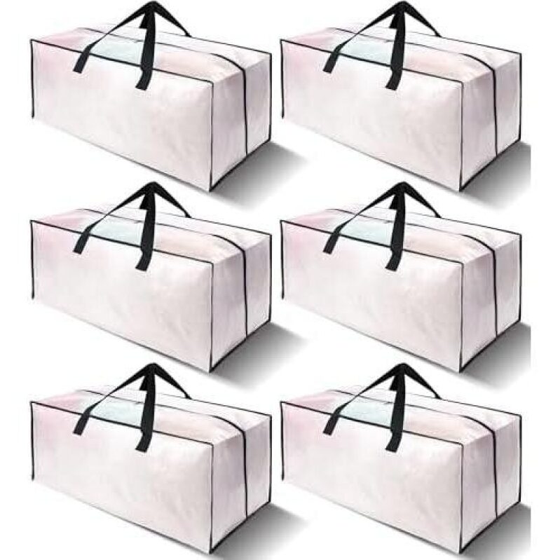 Six-Piece Set of Durable Transparent Storage Bags - 61% Off