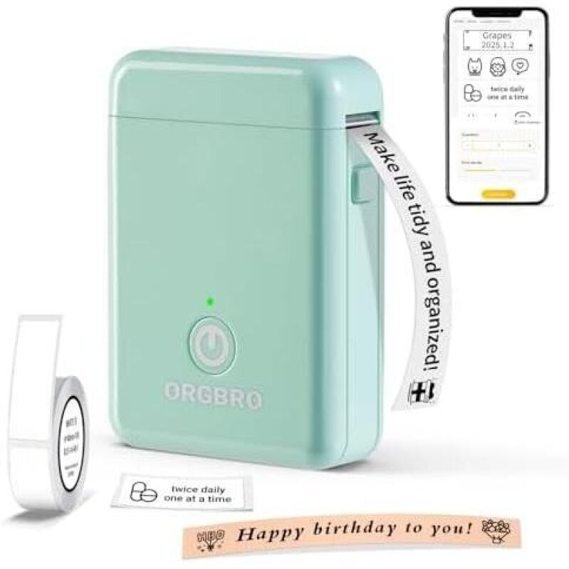 59% Off Portable Bluetooth Label Printer - Perfect for Home and Office