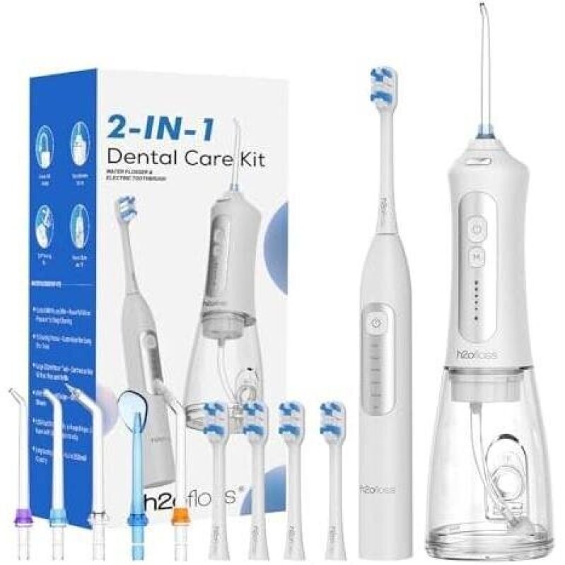 2-in-1 Electric Toothbrush and Water Flosser - 63% Discount