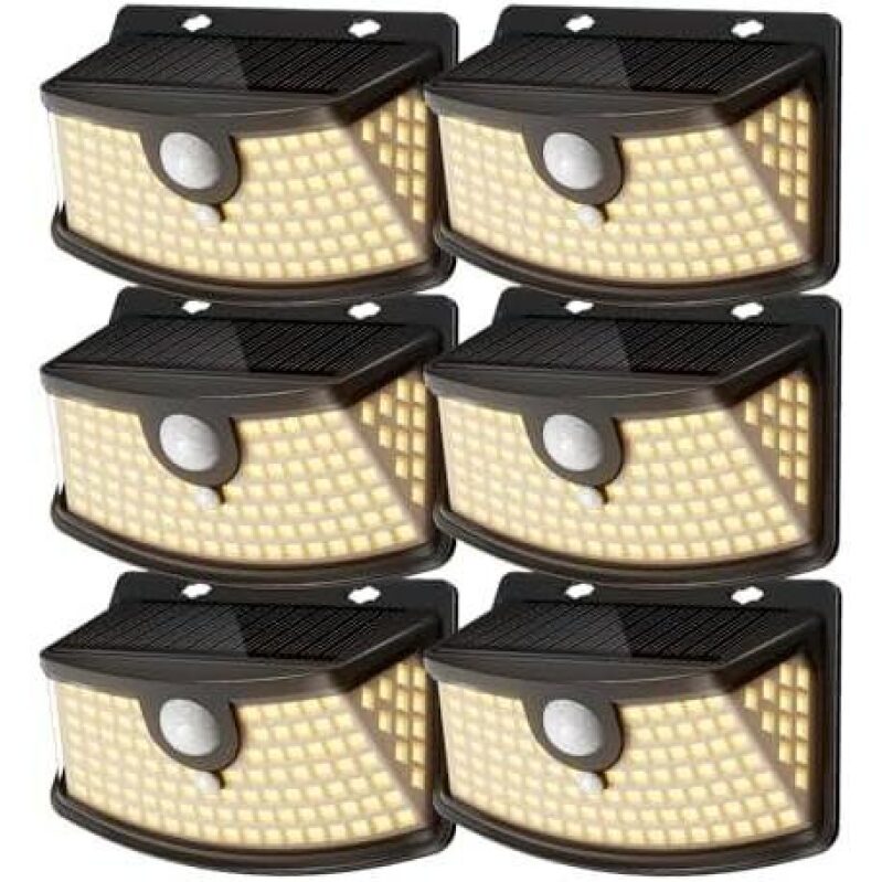 Aootek Solar Motion Sensor Lights - 120 LEDs with Reflector, 60% OFF