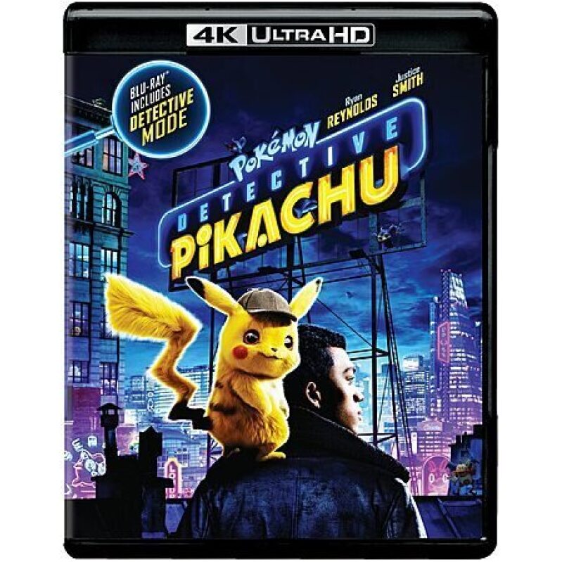 Pokemon: Detective Pikachu (4K Blu-Ray) for $11.99 - Get Free Shipping with Prime or on $35+ Orders
