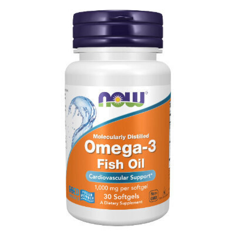 High-Quality Omega-3 Fish Oil Softgels - 30 Count
