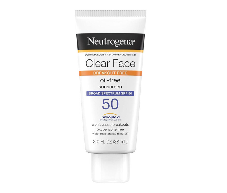 Neutrogena Clear Face Oil-Free Sunscreen - Acne-Friendly Protection