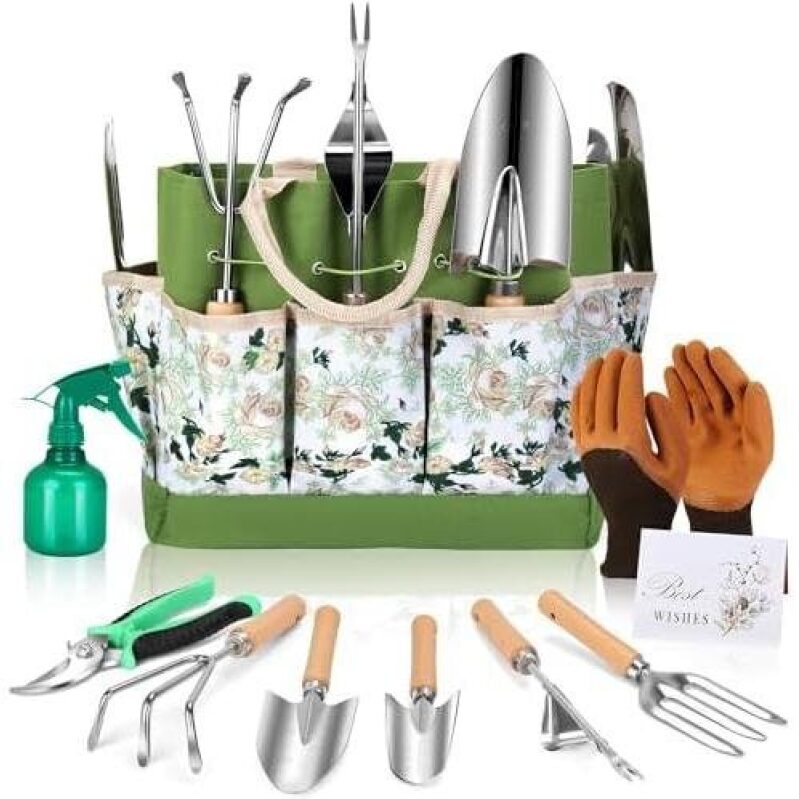 10-Piece Stainless Steel Anti-Rust Gardening Set - 50% Discount