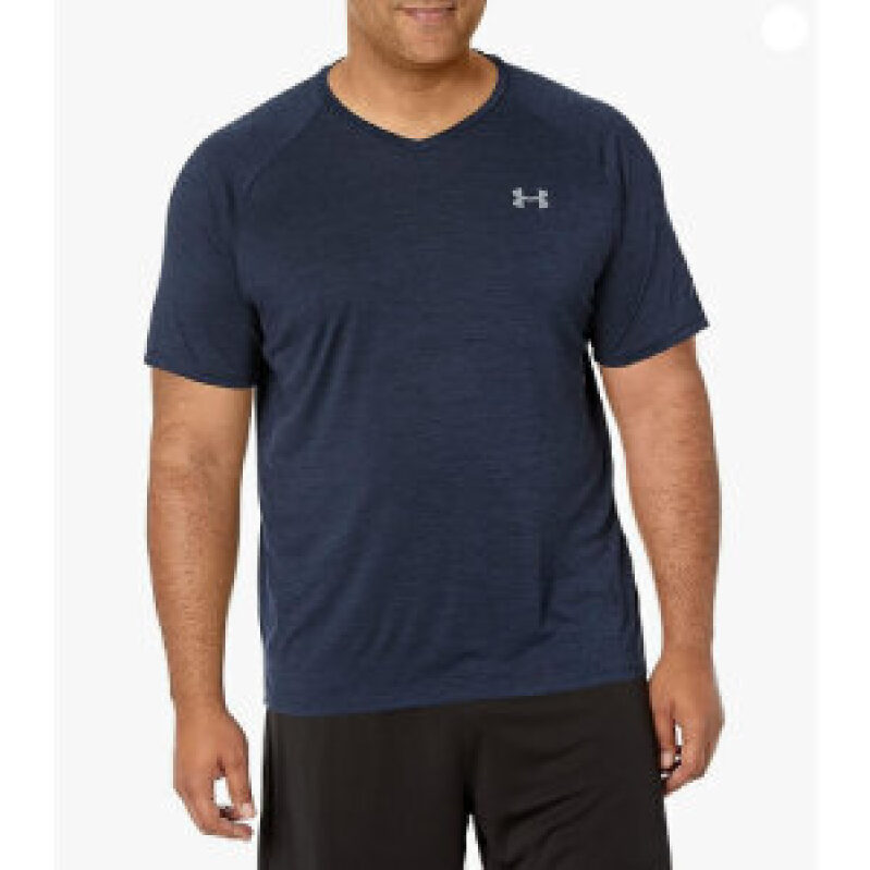 Men's Navy Blue V-Neck T-Shirt by Under Armour - Ultimate Comfort and Style