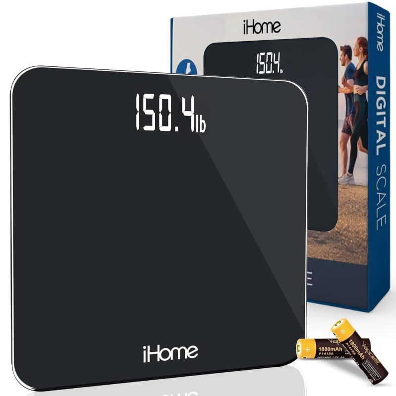 Affordable and Reliable iHome Digital Body Weight Scale - Perfect for Home Use