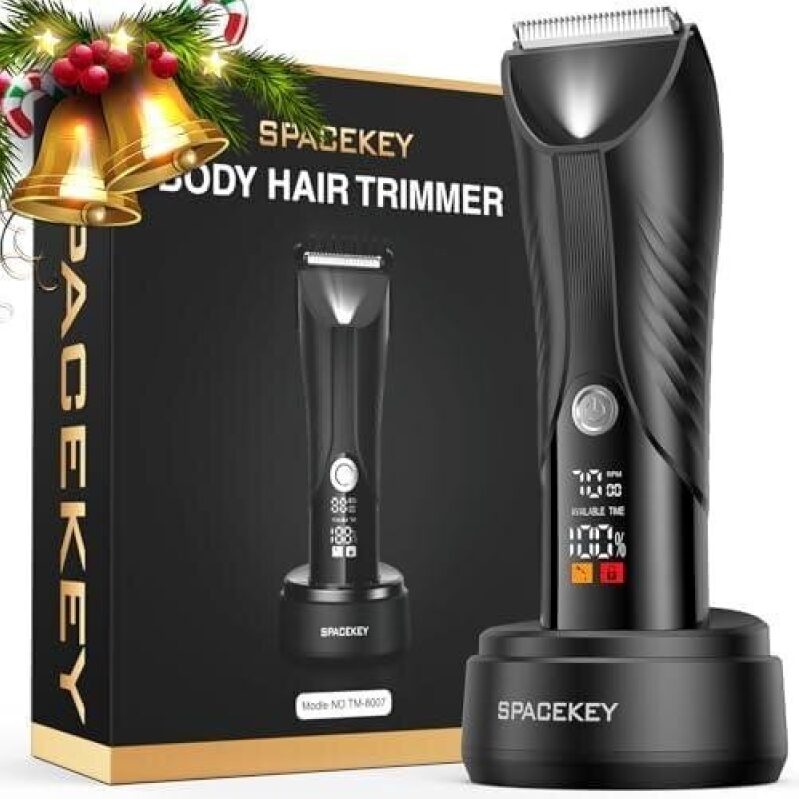 Spacekey USB-C Waterproof Electric Body Hair Trimmer - 50% Off