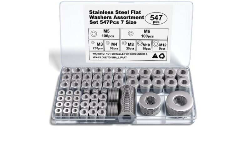 Stainless Steel Flat Washer Set – Reliable & Durable Metric Washers