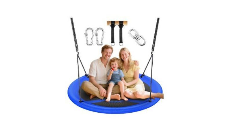43″ Saucer Tree Swing for Kids and Adults, 700lbs Capacity