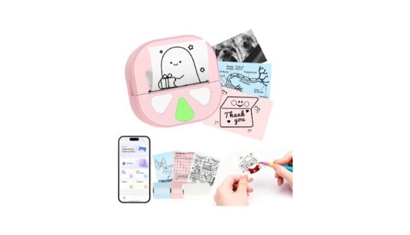 Mini Bluetooth Sticker Printer: Instant Wireless Printing for Custom Stickers