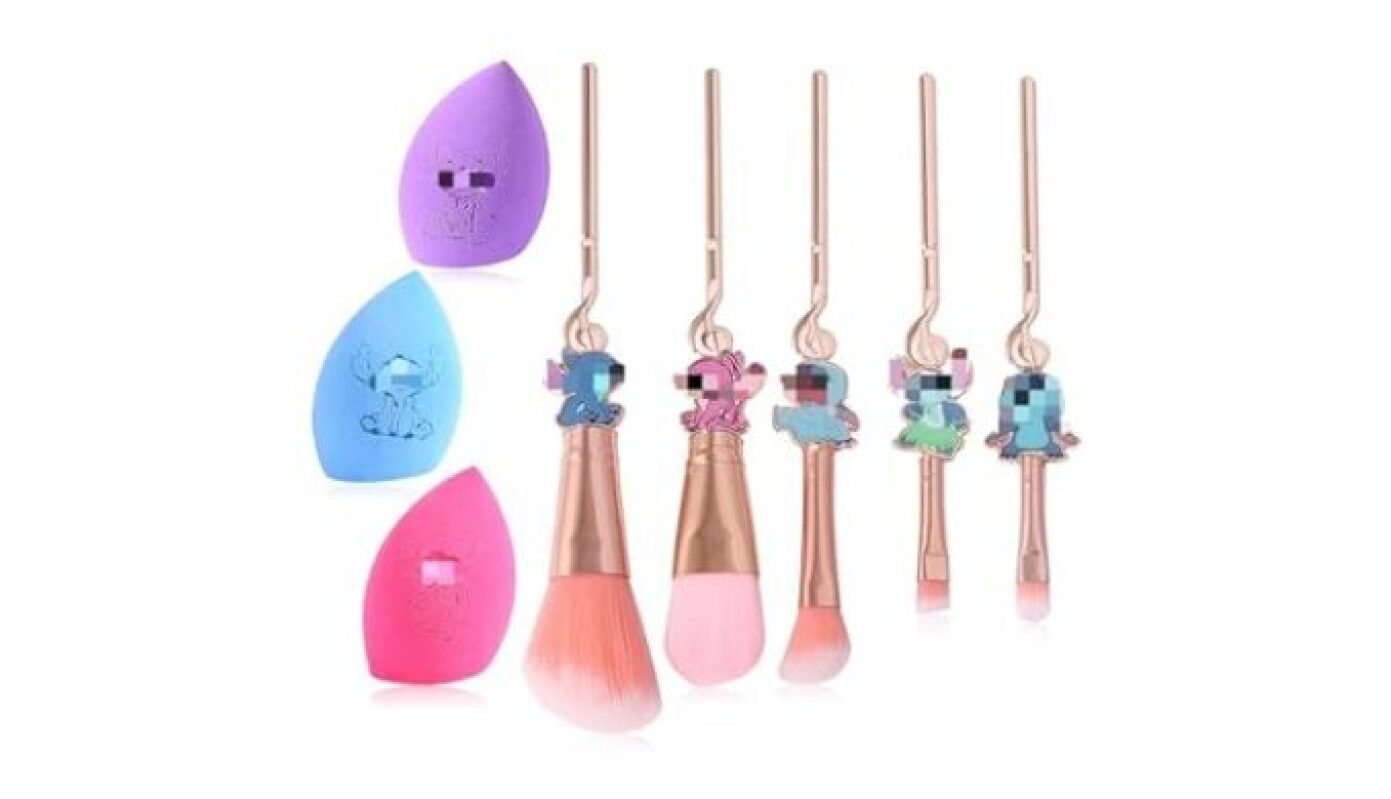 Anime-Themed Makeup Brushes Set for Flawless Application