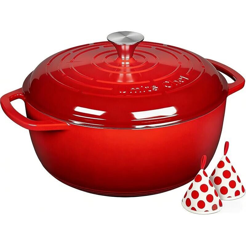Umíte Chef 6QT Enameled Cast Iron Dutch Oven - Premium Cooking