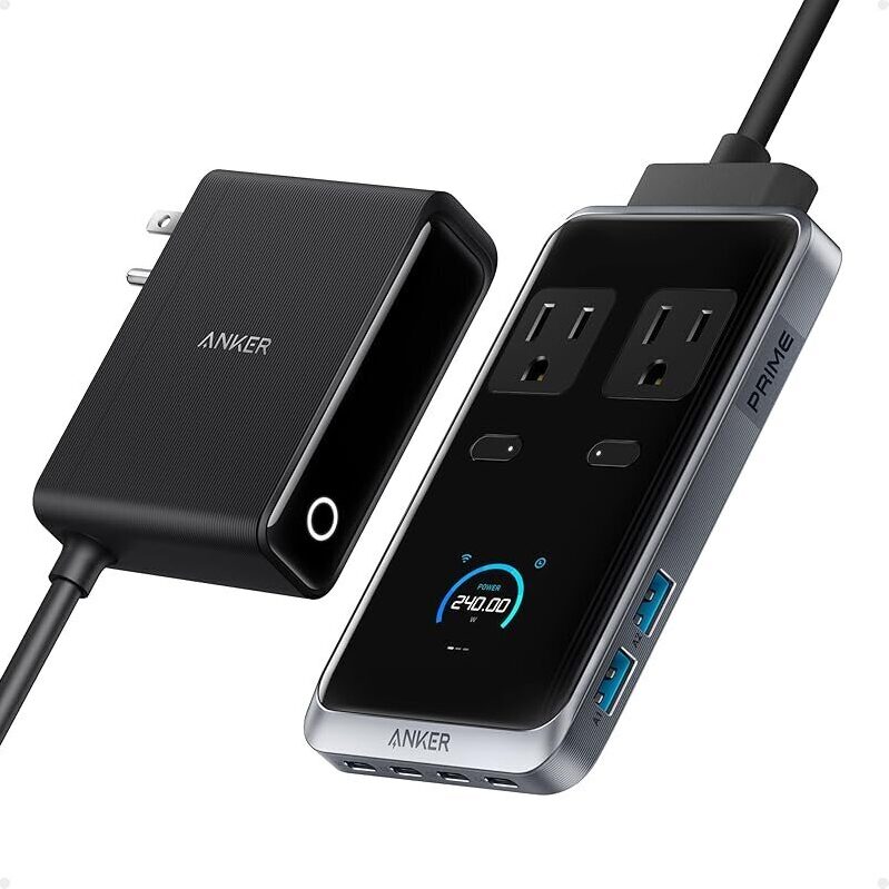 Anker Prime 240W 8-in-1 USB C Power Strip - Efficient Charging Station