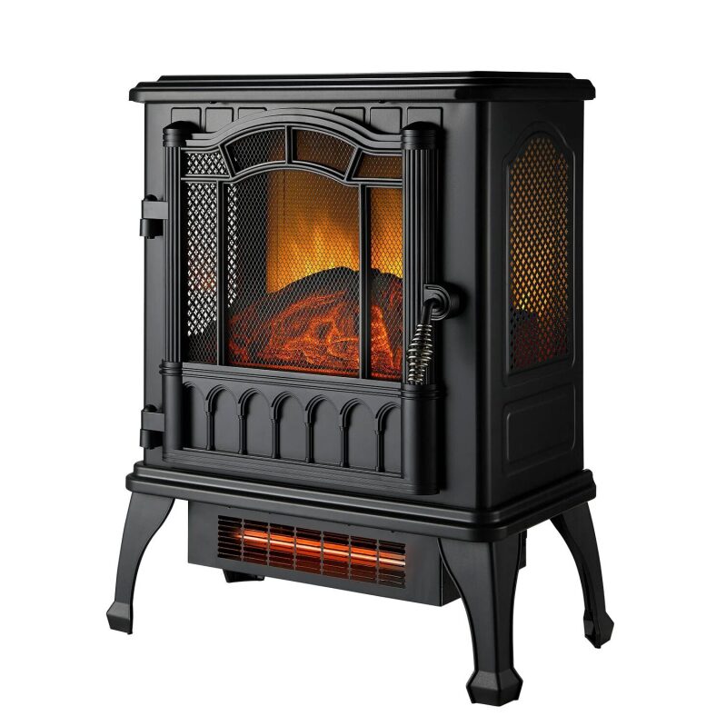 Mainstays 2-Setting 3D Electric Stove Heater Open-Box