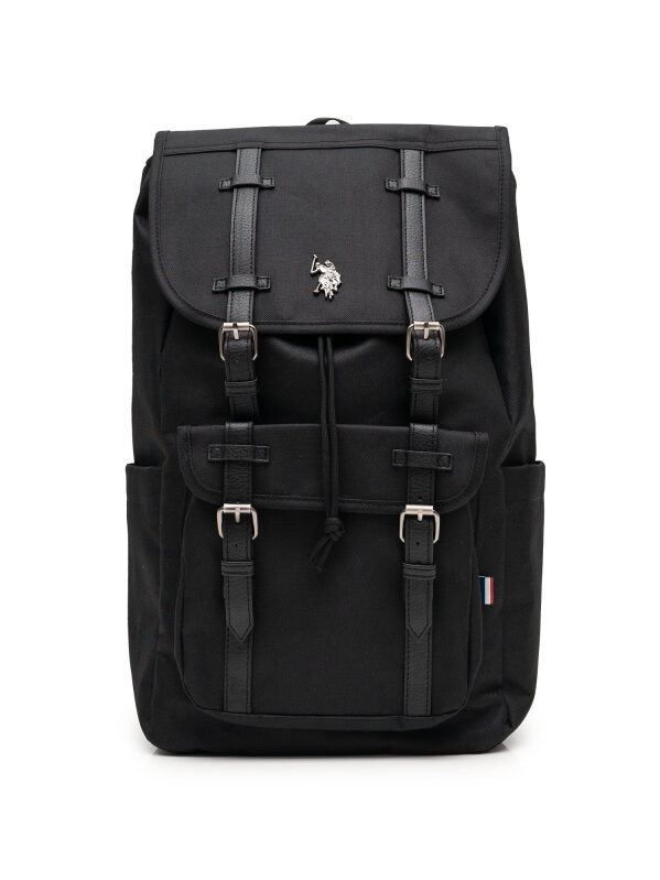 U.S. Polo Assn. Unisex Top Loader Flap Backpack - Durable, Versatile, and Stylish