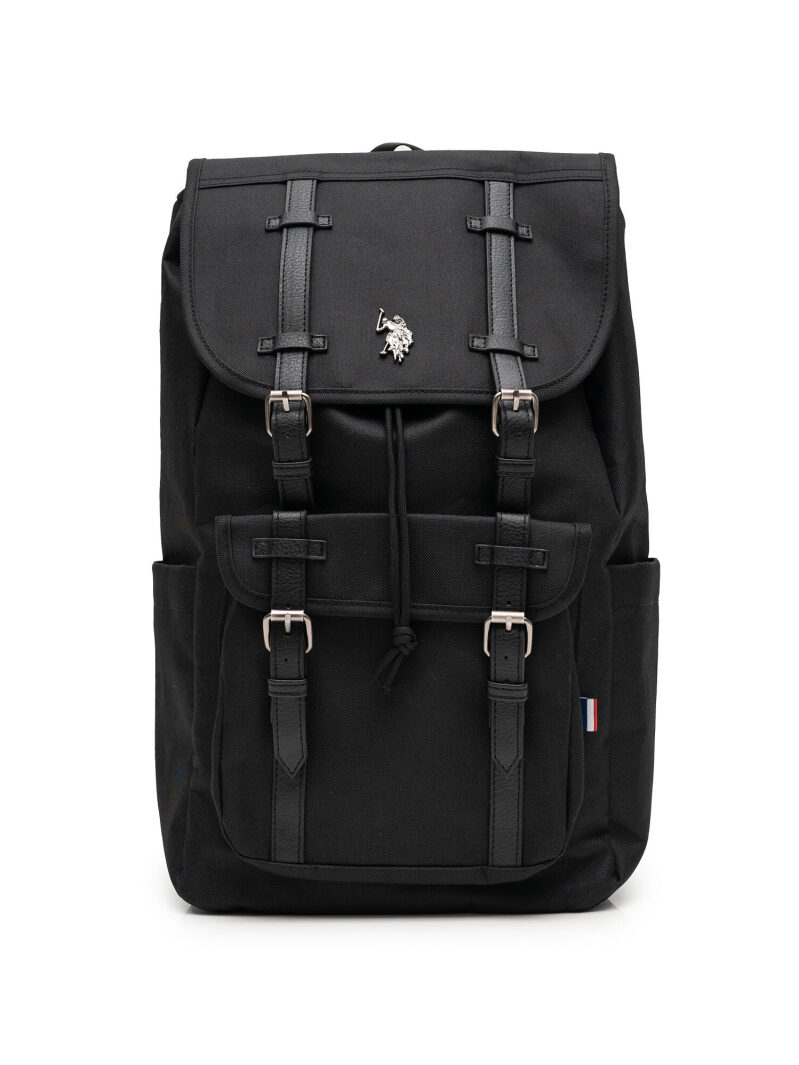 U.S. Polo Assn. Unisex Top Loader Flap Backpack - Durable, Versatile, and Stylish