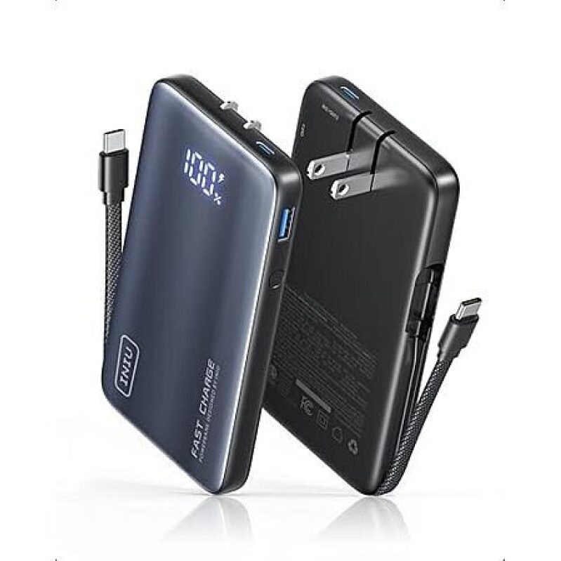 INIU 10,000mAh 3-in-1 Portable Wall Charger/Power Bank - Save 49%