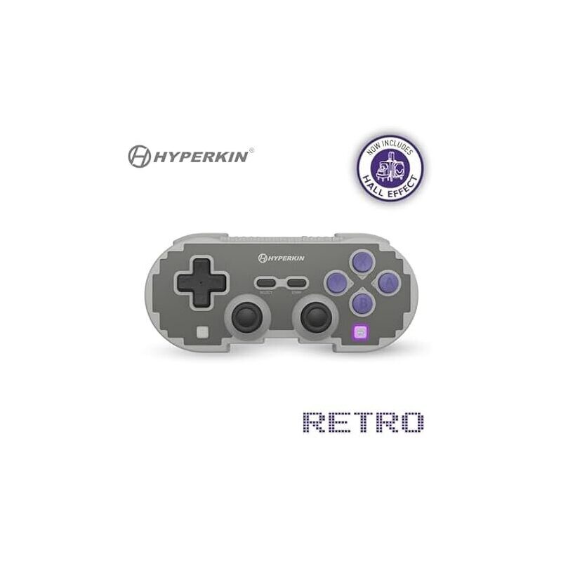 Hyperkin Retro Pixel Art Wireless Gaming Controller - Ultimate Nostalgic Gaming Experience