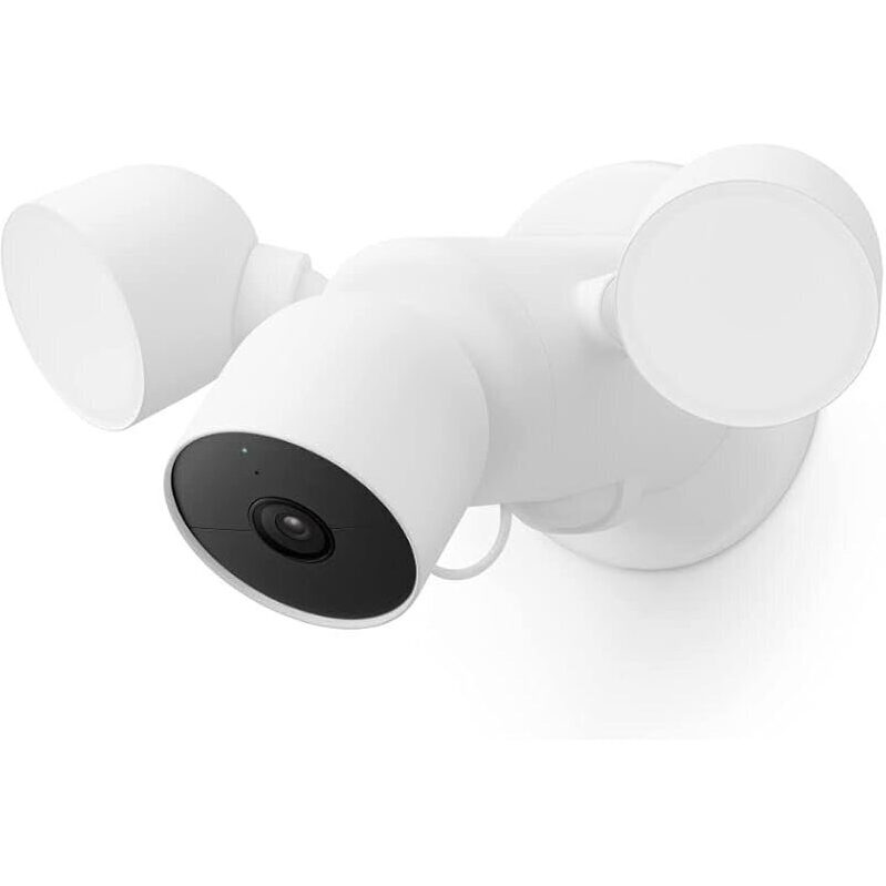 Smart Security Camera with Floodlight - Google Nest Cam Outdoor